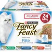 Show in main carousel: Fancy Feast Pate Seafood Supper Variety Pack Wet Cat Food, 85-g can, case of 24 slide 1 of 10