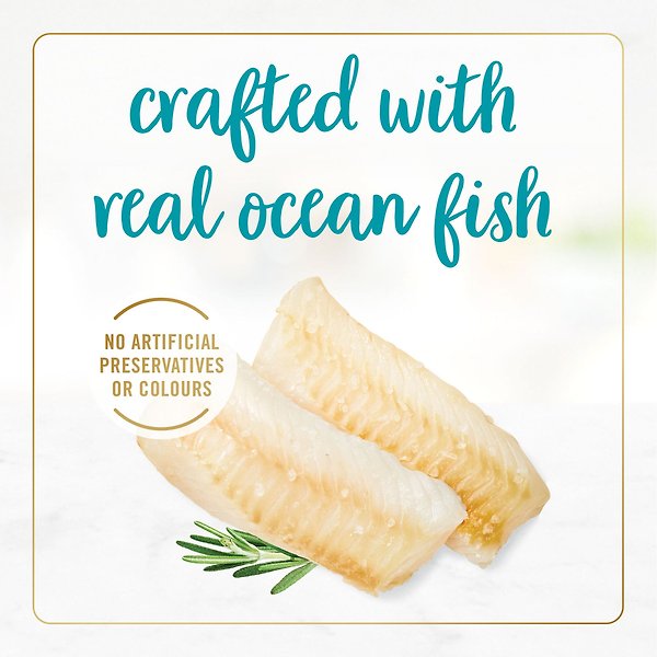 Show full view: Fancy Feast Pate Seafood Feast Wet Cat Food, 85-g can, case of 24 slide 4 of 10