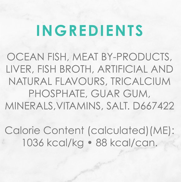 Show full view: Fancy Feast Pate Seafood Feast Wet Cat Food, 85-g can, case of 24 slide 7 of 10