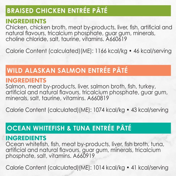 Show full view: Fancy Feast Pate Collection Variety Pack Wet Cat Food, 79.4-g can, case of 12 slide 7 of 9