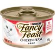 Show in main carousel: Fancy Feast Pate Chicken Feast Wet Cat Food, 85-g can, case of 24 slide 1 of 10