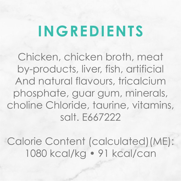 Show full view: Fancy Feast Pate Chicken Feast Wet Cat Food, 85-g can, case of 24 slide 7 of 10