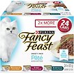 Show in main carousel: Fancy Feast Pate Assorted Variety Pack Wet Cat Food, 85-g can, case of 24 slide 1 of 9