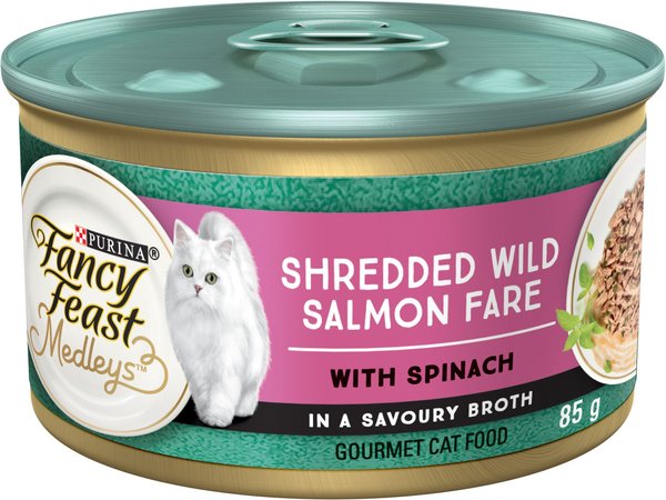 Fancy Feast Medleys Shredded Wild Salmon Fare