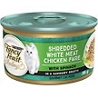 Show in main carousel: Fancy Feast Medleys Shredded White Meat Chicken Fare in a Savoury Broth Wet Cat Food, 85-g can, case of 24 slide 1 of 11