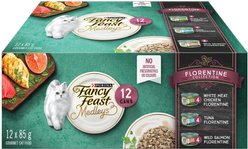 Fancy Feast Medleys Florentine Collection Variety Pack Wet Cat Food, 85-g can, case of 12