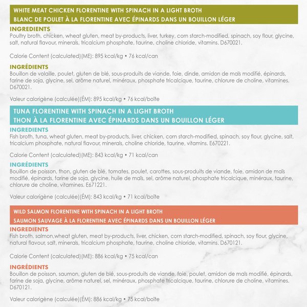 Show full view: Fancy Feast Medleys Florentine Collection Variety Pack Wet Cat Food, 85-g can, case of 12 slide 5 of 8