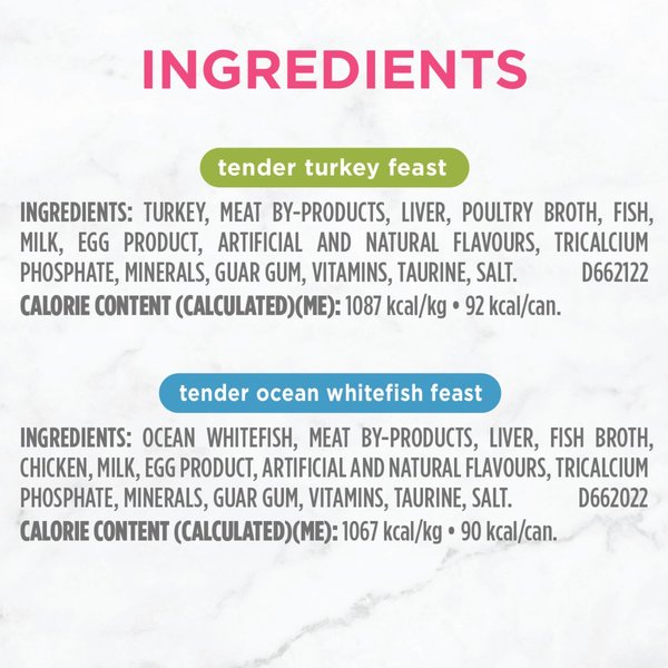 Show full view: Fancy Feast Kitten Variety Pack Wet Cat Food, 85-g can, case of 12 slide 7 of 10