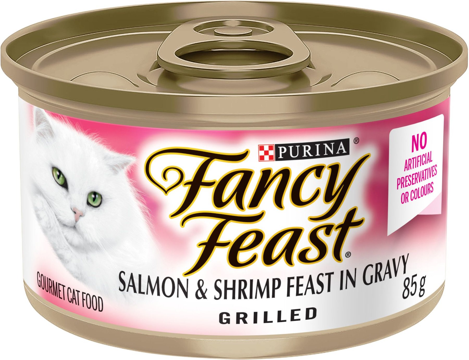 FANCY FEAST Grilled Salmon & Shrimp Feast in Gravy Wet Cat Food