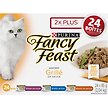 Show in main carousel: Fancy Feast Grilled in Gravy Tuna, Salmon & Chicken Variety Pack Wet Cat Food, 85-g can, case of 24 slide 2 of 10