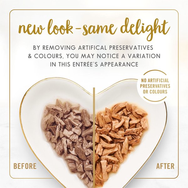 Show full view: Fancy Feast Grilled in Gravy Turkey, Chicken, Salmon & Shrimp Variety Pack Wet Cat Food, 85-g can, case of 12 slide 6 of 9