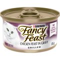 Fancy Feast Grilled Chicken Feast in Gravy Wet Cat Food, 85-g can, case of 24