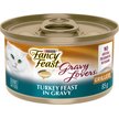 Show in main carousel: Fancy Feast Gravy Lovers Turkey Feast in Roasted Turkey Flavour Gravy Wet Cat Food, 85-g can, case of 24 slide 1 of 10