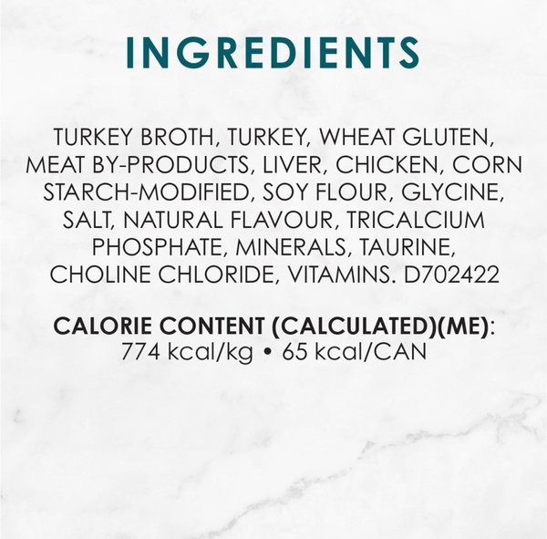 Show full view: Fancy Feast Gravy Lovers Turkey Feast in Roasted Turkey Flavour Gravy Wet Cat Food, 85-g can, case of 24 slide 9 of 10
