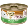 Fancy Feast Gravy Lovers Salmon Feast in Seared Salmon Flavour Gravy Wet Cat Food, 85-g can, case of 24