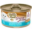 Show in main carousel: Fancy Feast Gravy Lovers Salmon & Sole Feast in Seared Salmon Flavour Gravy Wet Cat Food, 85-g can, case of 24 slide 1 of 10