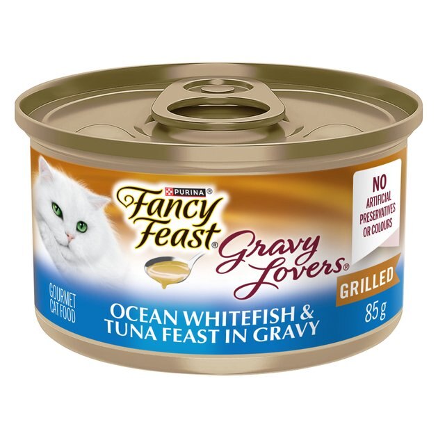 FANCY FEAST Gravy Lovers Ocean Whitefish Tuna Feast in Gravy Wet