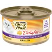 Show in main carousel: Fancy Feast Delights with Cheddar Grilled Turkey & Cheddar Cheese Feast in Gravy Wet Cat Food, 85-g can, case of 24 slide 1 of 10