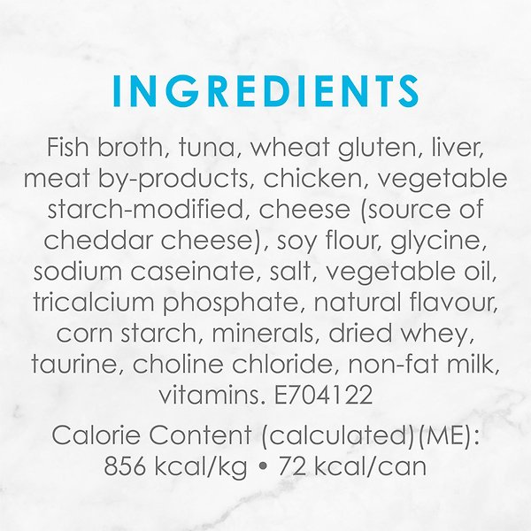 Show full view: Fancy Feast Delights with Cheddar Grilled Tuna & Cheddar Cheese Feast in Gravy Wet Cat Food, 85-g can, case of 24 slide 7 of 11
