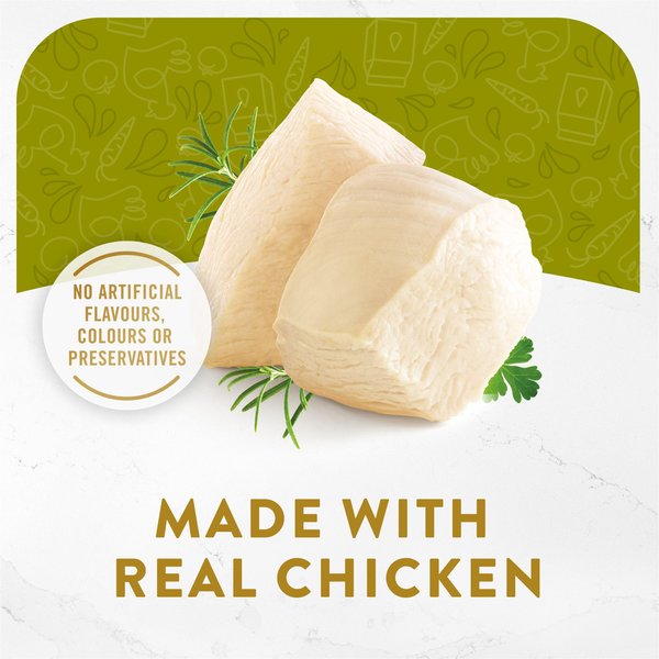 Show full view: Fancy Feast Creamy Broths with Chicken & Vegetables Cat Food Complement, 40-g pouch, case of 16 slide 3 of 11