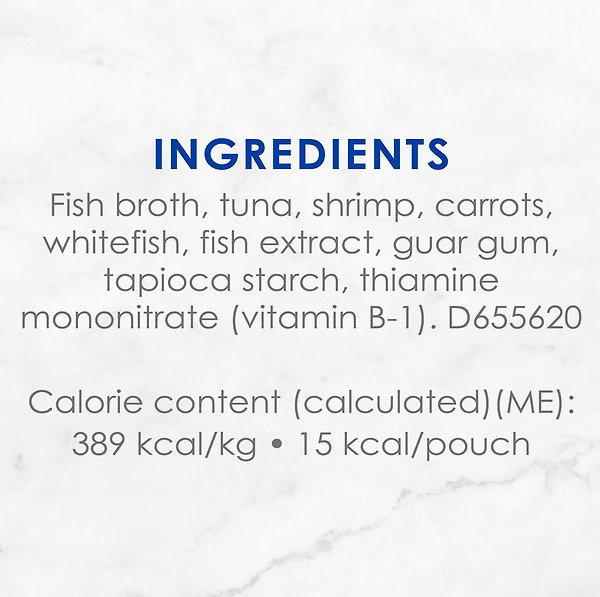 Show full view: Fancy Feast Classic Broths with Tuna, Shrimp & Whitefish Cat Food Complement, 40-g pouch, case of 16 slide 7 of 11