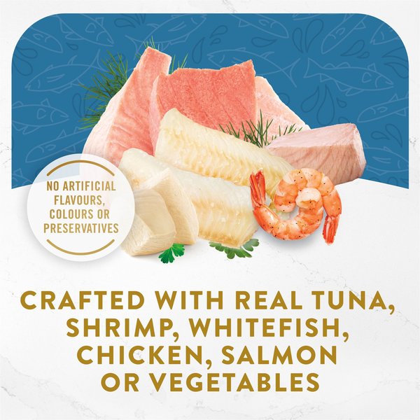 Show full view: Fancy Feast Classic Broths Collection Variety Pack Cat Food Complement, 40-g pouch, case of 12 slide 3 of 9