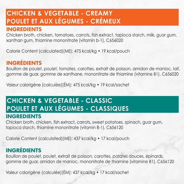 Show full view: Fancy Feast Chicken Broths Collection Variety Pack Cat Food Complement, 40-g pouch, pack of 12 slide 7 of 9