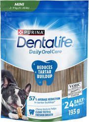 DentaLife Mini Breed Daily Oral Care Dog Treats, 24 count