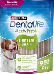DentaLife ActivFresh Medium Daily Oral Care Dog Treats, 172-g pouch