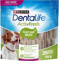 DentaLife ActivFresh Medium Daily Oral Care Dog Treats, 745-g pouch