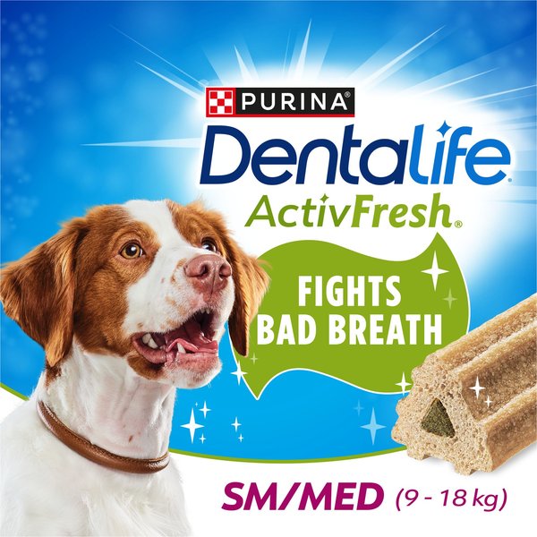 Show full view: DentaLife ActivFresh Medium Daily Oral Care Dog Treats, 745-g pouch slide 9 of 10