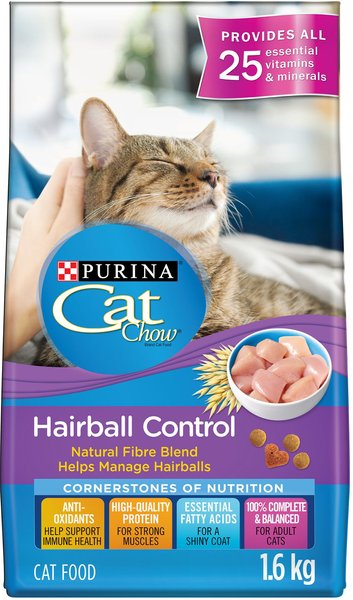 Cat Chow Hairball Control Dry Cat Food, 1.6-kg bag slide 1 of 9