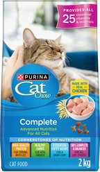 Cat Chow Complete with Real Chicken Dry Cat Food, 2-kg bag