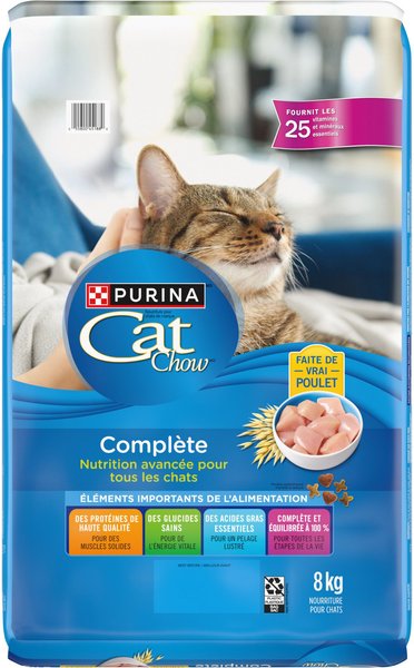 Show full view: Cat Chow Complete with Real Chicken Dry Cat Food, 8-kg bag slide 3 of 10