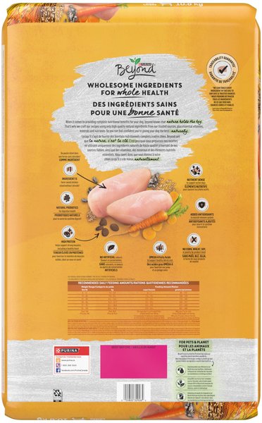 Show full view: Purina Beyond Simply Farm-Raised Chicken & Whole Barley Recipe Dry Dog Food, 10.8-kg bag slide 9 of 9