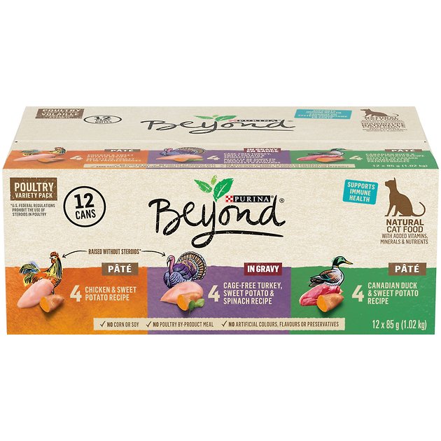 PURINA BEYOND Poultry Variety Pack Chicken & Sweet Potato, CageFree