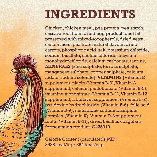 Show full view: Purina Beyond Grain-Free Farm-Raised Chicken & Egg Recipe Dry Cat Food, 1.36-kg bag slide 11 of 17