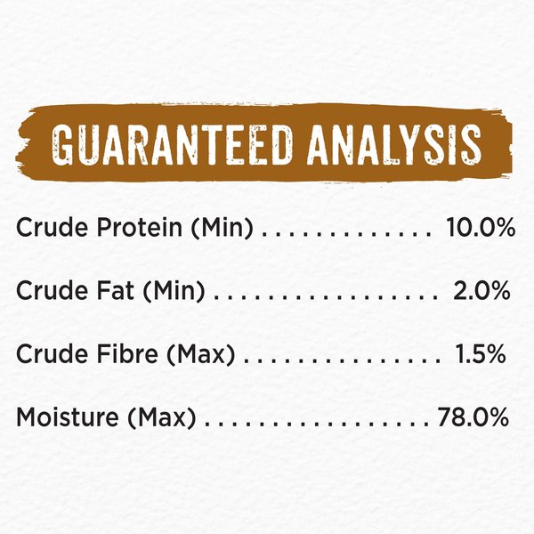 Show full view: Purina Beneful Prepared Meals Roasted Chicken Recipe Wet Dog Food, 283-g tub, case of 8 slide 8 of 10