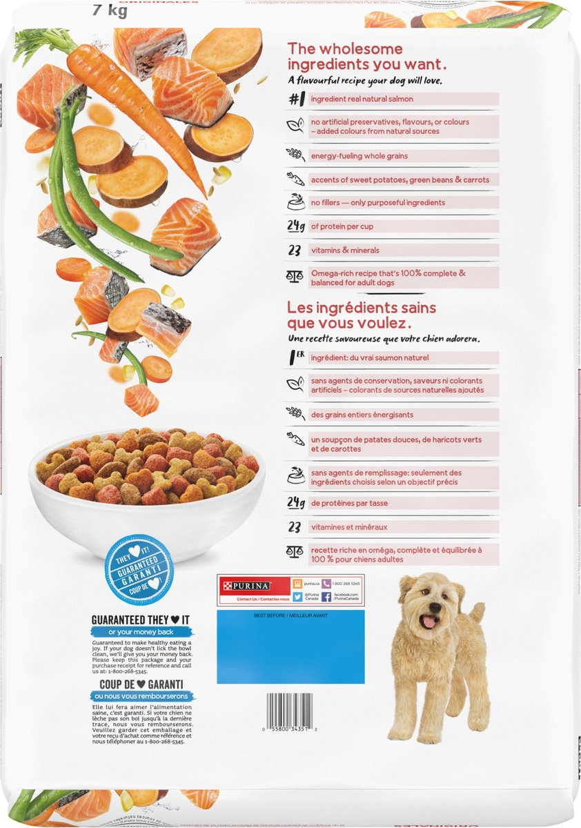 beneful salmon dog food ingredients