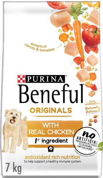 PURINA BENEFUL Originals with Real Chicken Dry Dog Food 7 kg bag