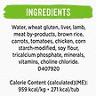 Show in main carousel: Purina Beneful Chopped Blends with Lamb, Brown Rice, Carrots & Tomatoes Wet Dog Food, 283-g tub, case of 8 slide 7 of 10