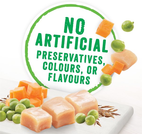 Show full view: Purina Beneful Chopped Blends with Chicken, Carrots, Peas & Wild Rice Wet Dog Food, 283-g tub, case of 8 slide 4 of 10