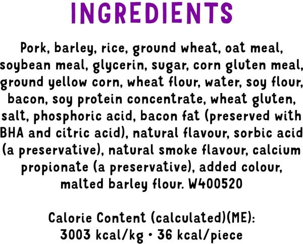 Show full view: Beggin' with Bacon Dog Treats, 708-g pouch slide 7 of 11