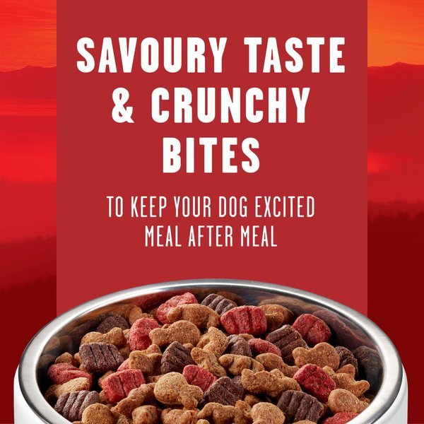 Show full view: ALPO Cookout Classics Pork, Beef, Chicken & Veggie Flavours Dry Dog Food, 7.2-kg bag slide 7 of 10