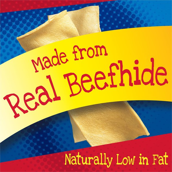 Show full view: ALPO Chew-eez Tasty Beefhide Dog Treats, 454-g pouch slide 3 of 9