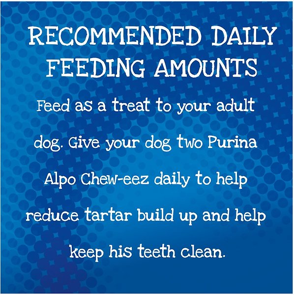 Show full view: ALPO Chew-eez Tasty Beefhide Dog Treats, 454-g pouch slide 9 of 9