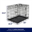 Show in main carousel: Frisco Heavy Duty Fold & Carry Double Door Collapsible Wire Dog Crate, Medium slide 2 of 10