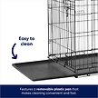 Show in main carousel: Frisco Heavy Duty Fold & Carry Double Door Collapsible Wire Dog Crate, Medium slide 4 of 10