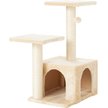 Show in main carousel: Frisco 28-in Faux Fur Cat Tree & Condo, Cream slide 1 of 7