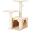 Show in main carousel: Frisco 28-in Faux Fur Cat Tree & Condo, Cream slide 6 of 7